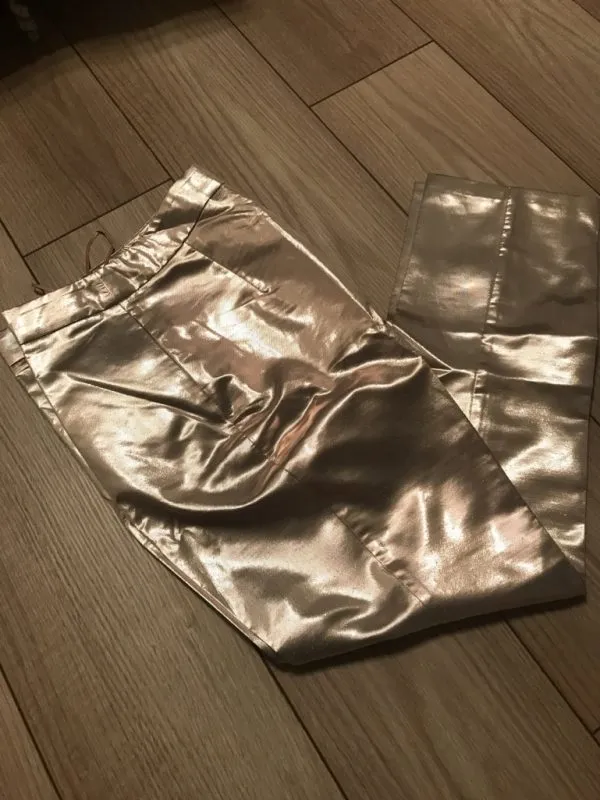 Pantaloni Missguided EU 38 | Roz, Lungi, Poliester - Image 2