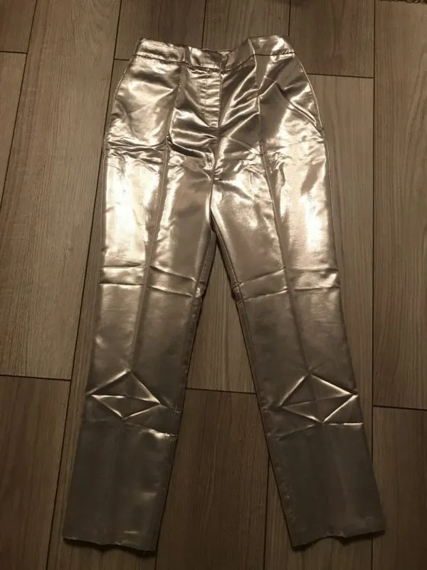 Pantaloni Missguided EU 38 | Roz, Lungi, Poliester - Image 3