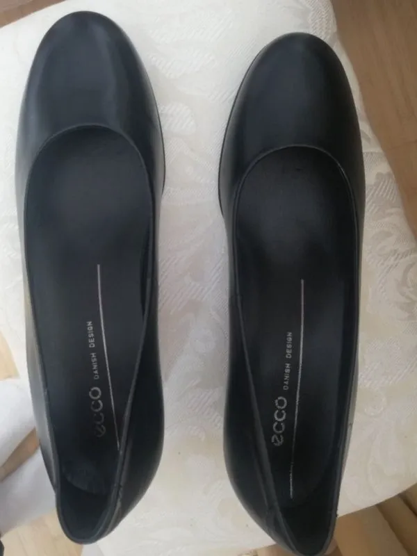 Pantofi cu toc înalt ECCO EU 37 | Negru, Piele naturală - Image 2