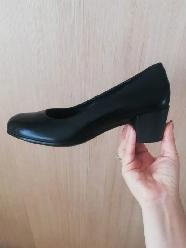 Pantofi cu toc înalt ECCO EU 37 | Negru, Piele naturală - Image 4