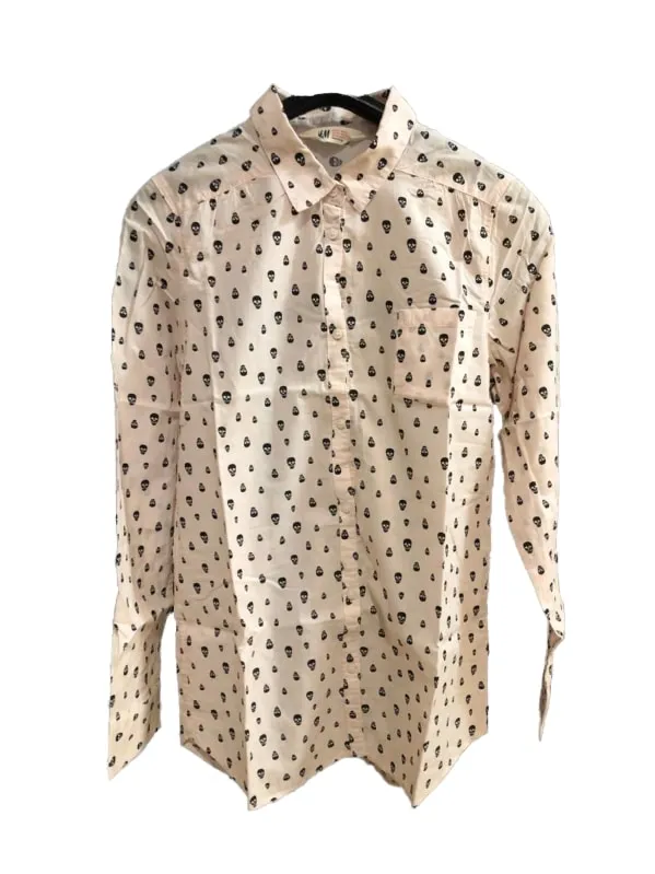 Cămașă H&M M | Crem, Normal