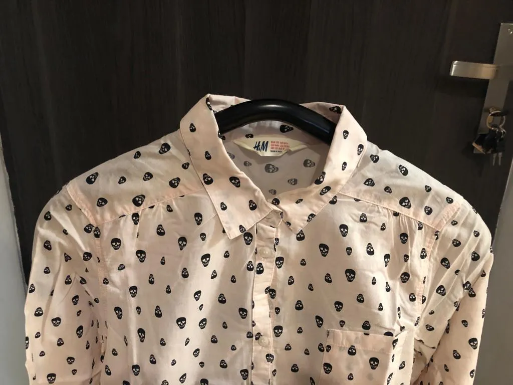 Cămașă H&M M | Crem, Normal - Image 4
