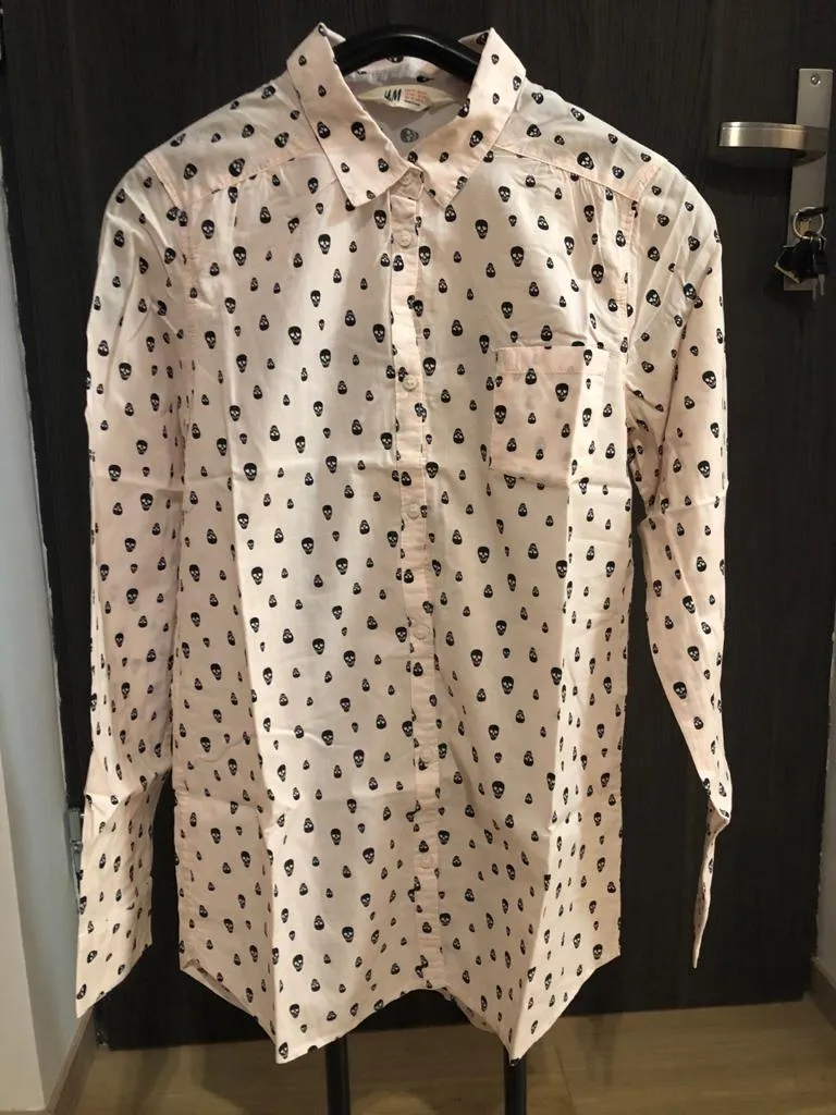 Cămașă H&M M | Crem, Normal - Image 5