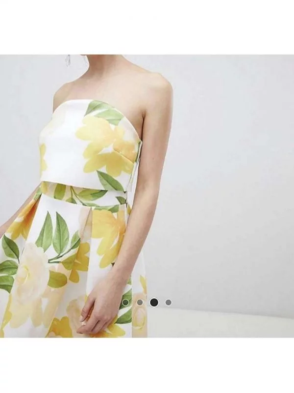 Rochie de seară ASOS XS | Alb, Midi - Image 4