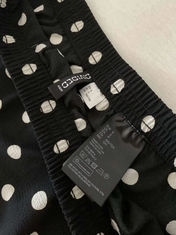 Fustă H&M S-M | Negru, Midi, Poliester - Image 3