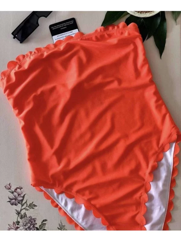 Costum de baie întreg PrettyLittleThing EU 38 | Portocaliu - Image 5