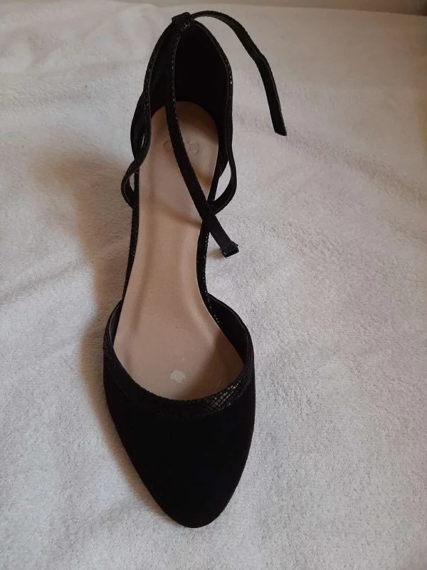 Pantofi cu toc înalt ASOS EU 37 | Negru, Piele ecologică - Image 3