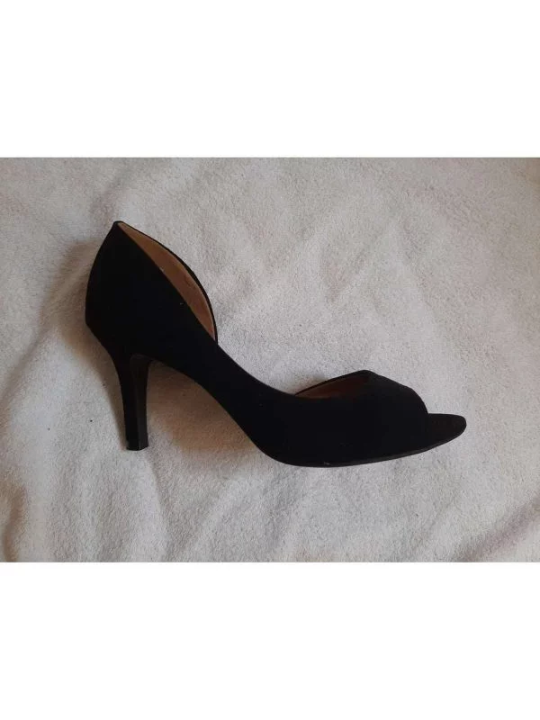 Sandale cu toc H&M EU 37 | Negru, Piele ecologică - Image 5