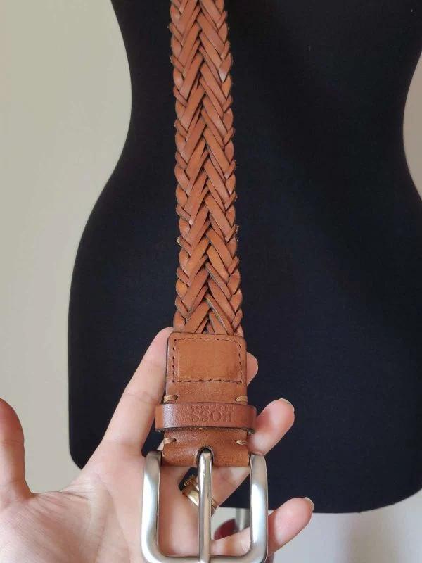 Curea Hugo Boss | Maro, Piele naturală - Image 2