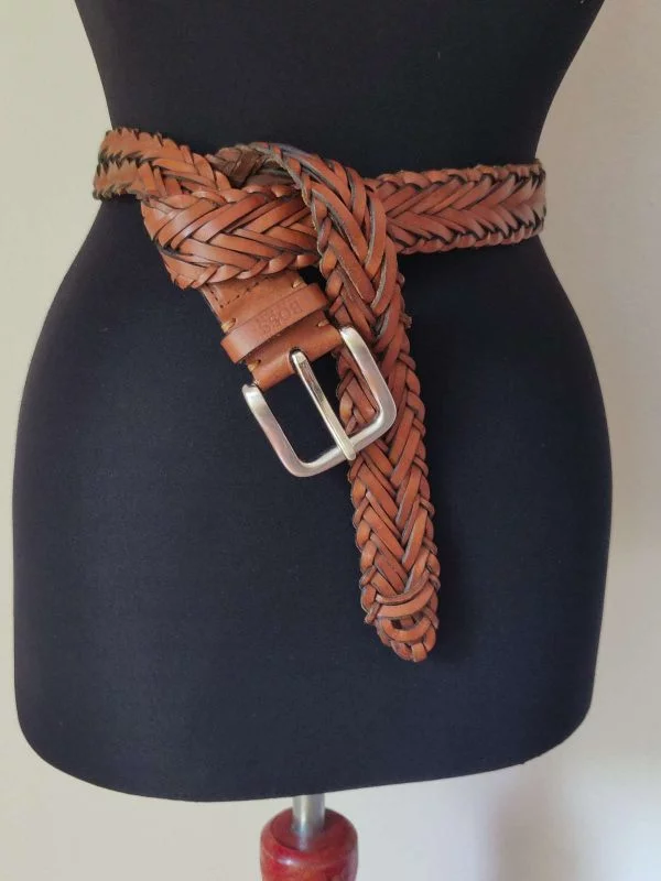 Curea Hugo Boss | Maro, Piele naturală - Image 5