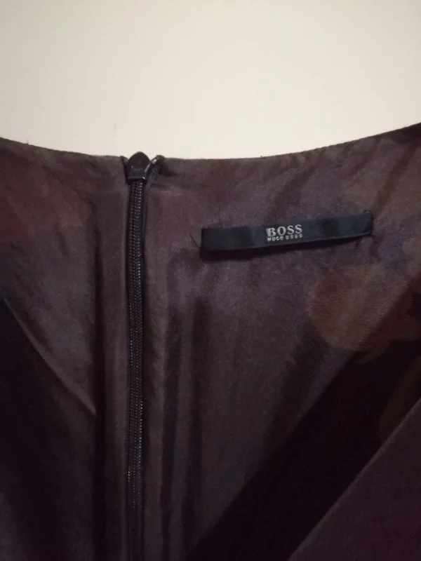Rochie casual Hugo Boss UK 12 | Maro, Midi, Mătase - Image 3
