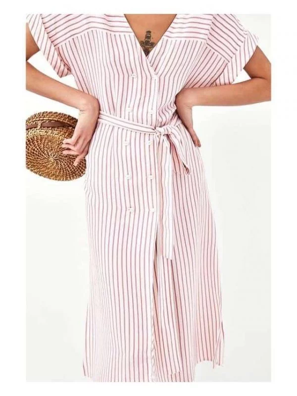 Rochie casual Zara XS | Alb, Midi - Image 2