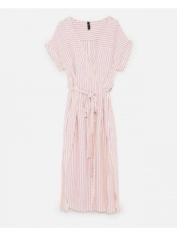 Rochie casual Zara XS | Alb, Midi - Image 3
