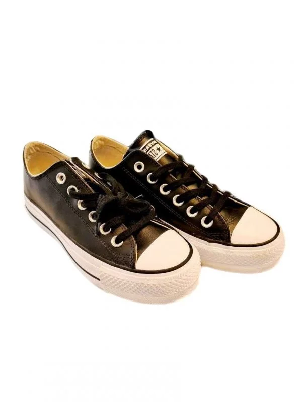 Teniși Converse EU 36.5 | Negru, Piele naturală