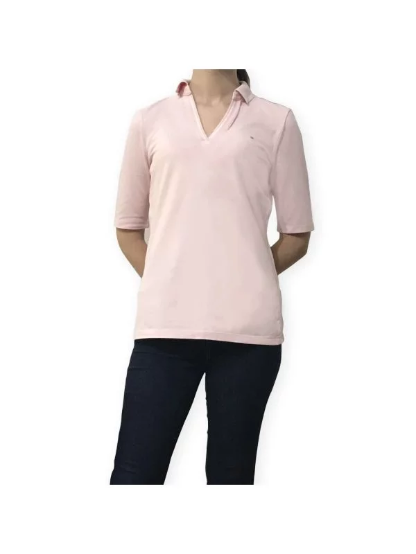 Top Tommy Hilfiger XS | Roz, Normal, Bumbac - Image 3
