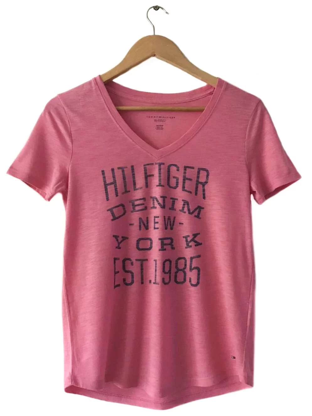 Top Tommy Hilfiger XS | Roz, Normal, Poliester