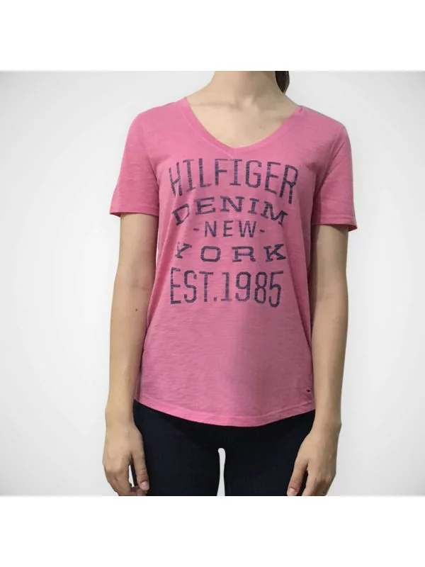 Top Tommy Hilfiger XS | Roz, Normal, Poliester - Image 3