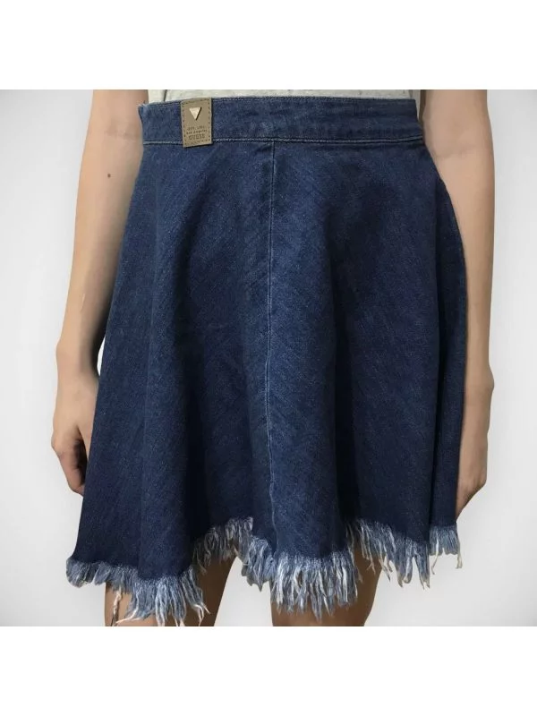Fustă Guess UK 6 | Albastru, Midi, Denim - Image 2