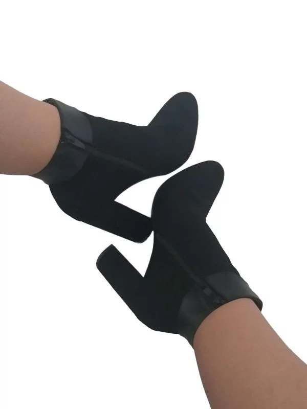 Ghete TONII EU 37.5 | Negru, Piele ecologică