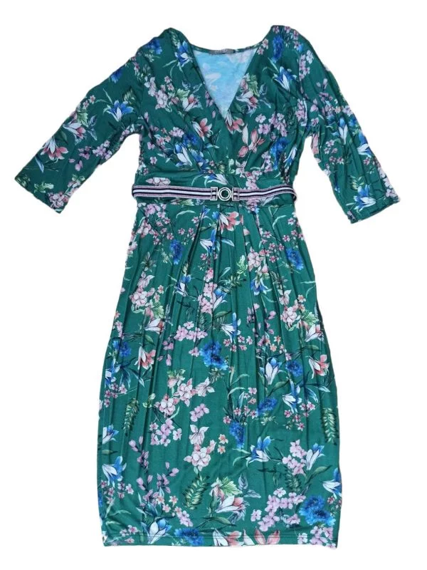 Rochie casual Orsay EU 36 | Verde, Midi, Vâscoză