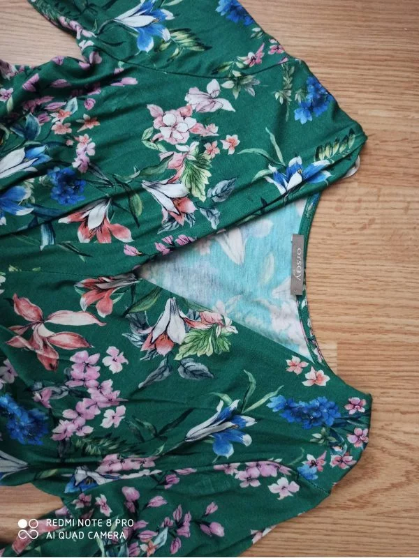 Rochie casual Orsay EU 36 | Verde, Midi, Vâscoză - Image 3
