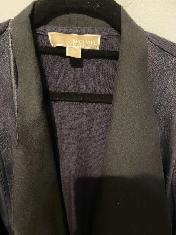Pulover Michael Kors M | Albastru, Normal, Regular fit, Piele ecologică - Image 3