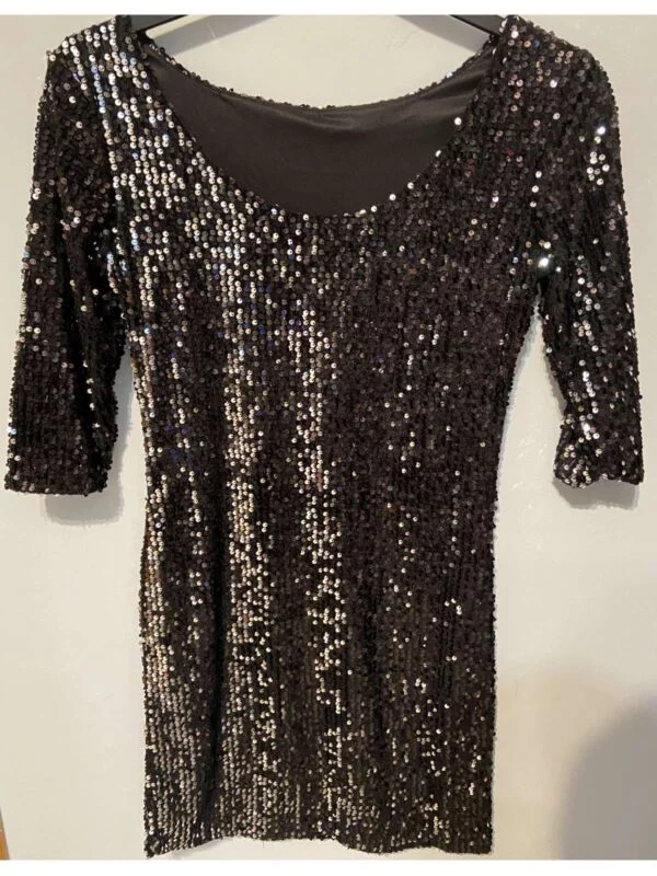 Rochie de seară ESMARA S-M | Negru, Midi, Poliamidă - Image 3