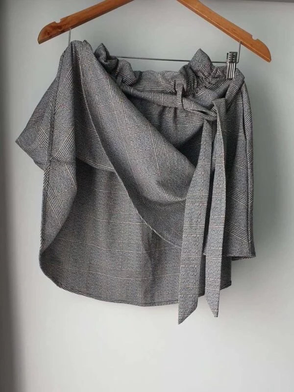Fustă H&M EU 34 | Gri, Mini - Image 4