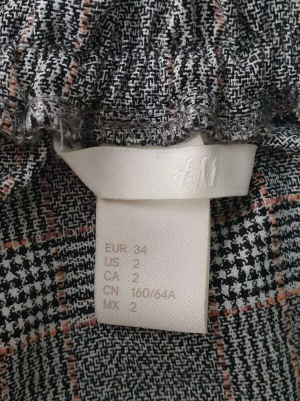 Fustă H&M EU 34 | Gri, Mini - Image 5