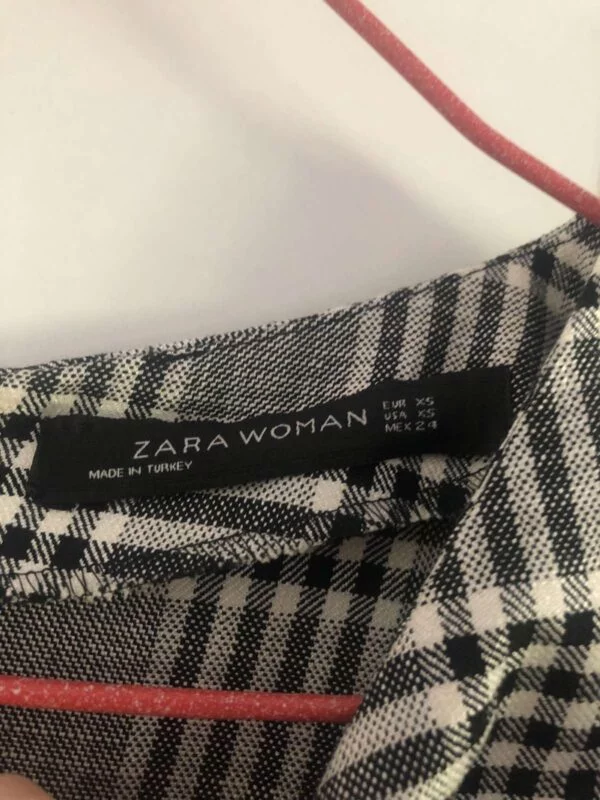 Rochie casual Zara XS | Negru, Mini, Vâscoză - Image 3