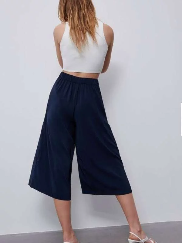 Pantaloni Reserved XL | Albastru, Lungi, Poliester - Image 2