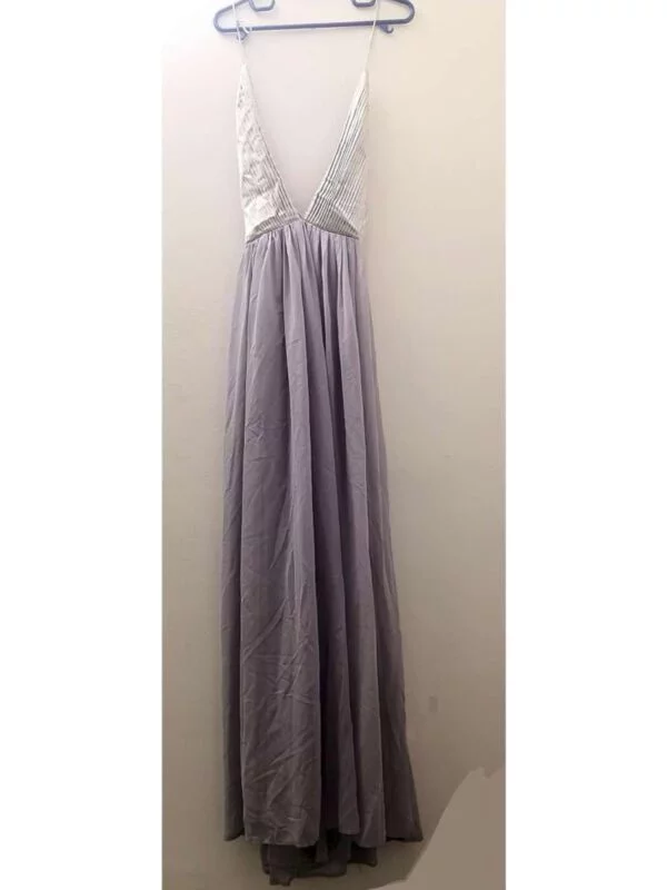 Rochie de seară Missguided M | Gri, Maxi, Poliester - Image 5