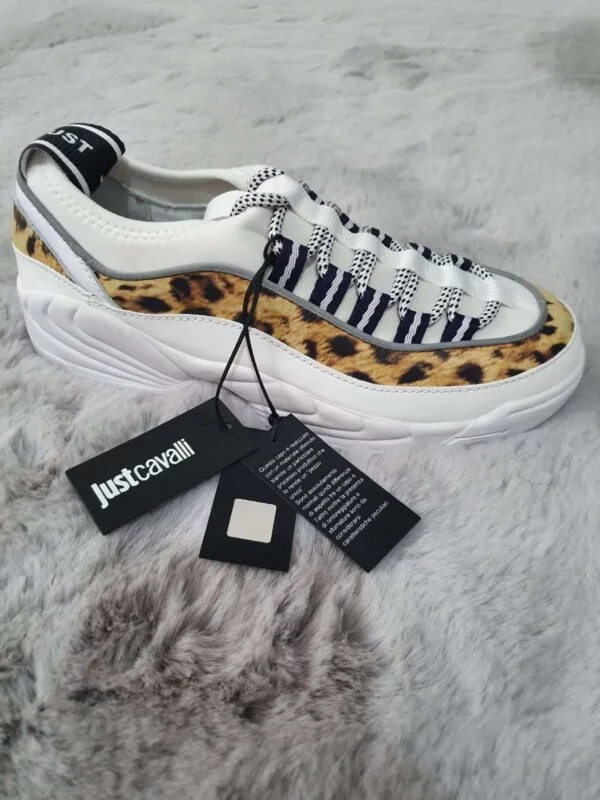 Sneakers Just Cavalli EU 37 | Multicolor, Piele naturală - Image 4