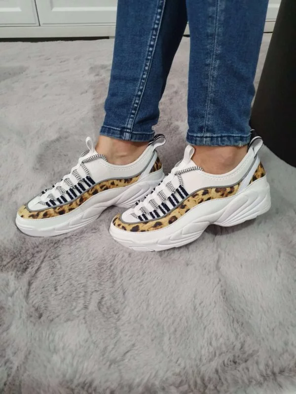 Sneakers Just Cavalli EU 37 | Multicolor, Piele naturală - Image 5