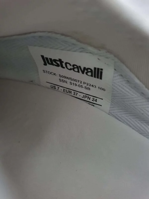Sneakers Just Cavalli EU 37 | Multicolor, Piele naturală - Image 6