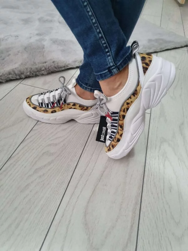 Sneakers Just Cavalli EU 37 | Multicolor, Piele naturală - Image 9