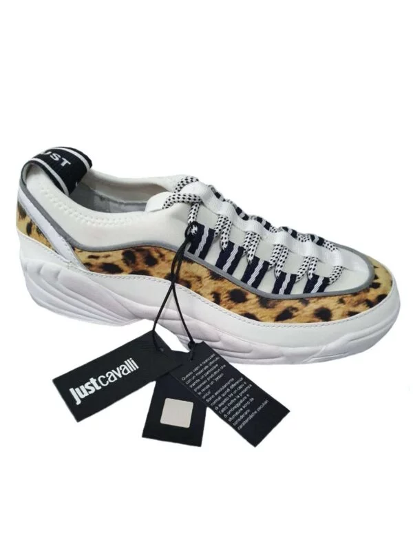 Sneakers Just Cavalli EU 37 | Multicolor, Piele naturală