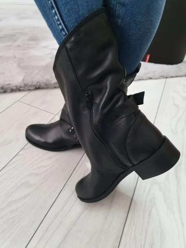 Cizme PRIMADONNA COLLECTION EU 36 | Negru, Piele naturală - Image 2