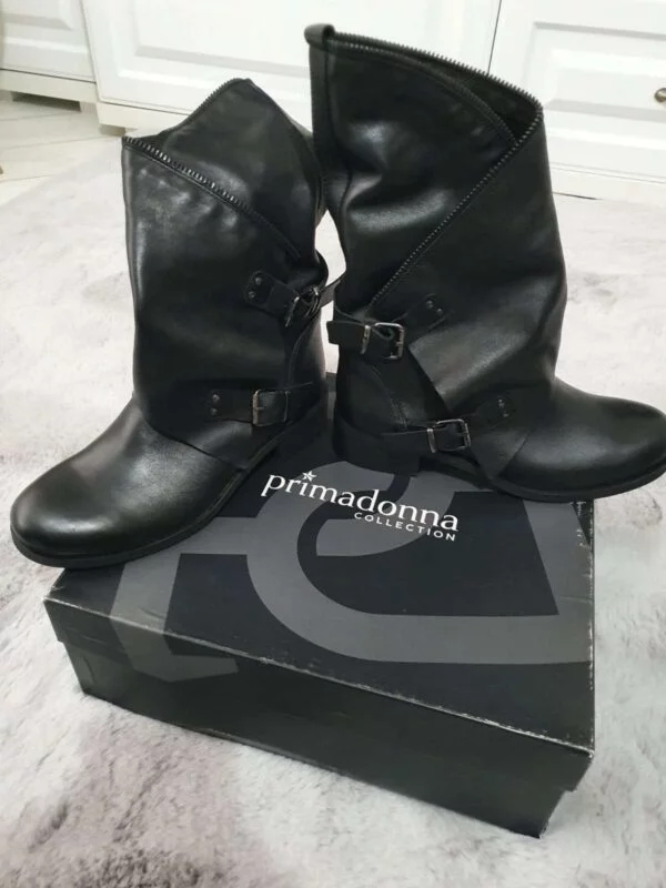 Cizme PRIMADONNA COLLECTION EU 36 | Negru, Piele naturală - Image 6
