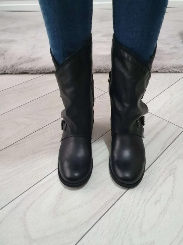 Cizme PRIMADONNA COLLECTION EU 36 | Negru, Piele naturală - Image 7