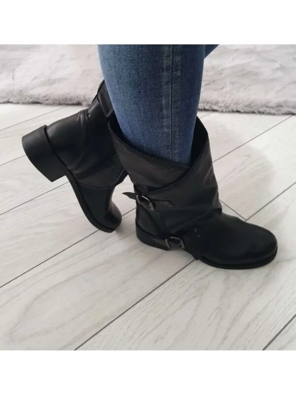 Cizme PRIMADONNA COLLECTION EU 36 | Negru, Piele naturală - Image 8