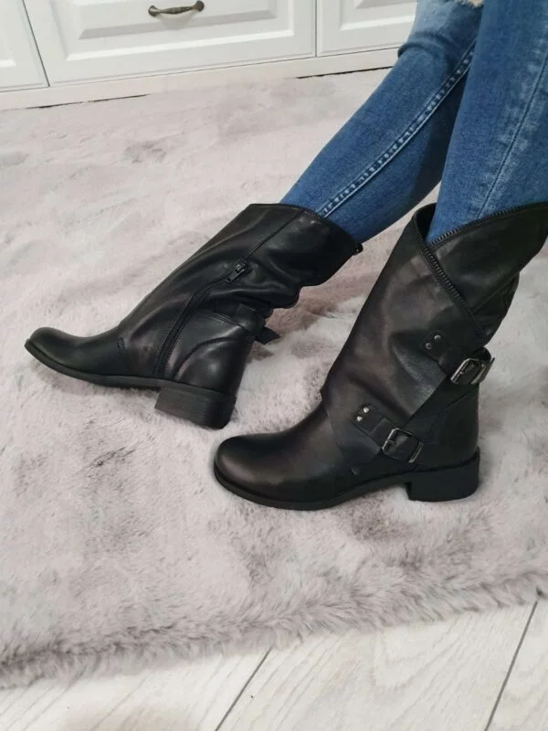Cizme PRIMADONNA COLLECTION EU 36 | Negru, Piele naturală - Image 9