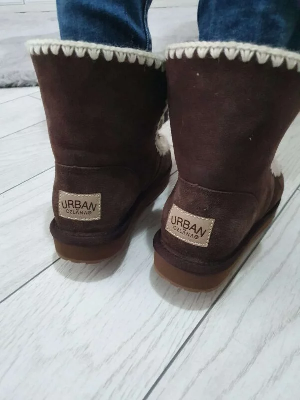 Ghete Ozlana EU 37 | Maro, Piele naturală - Image 2