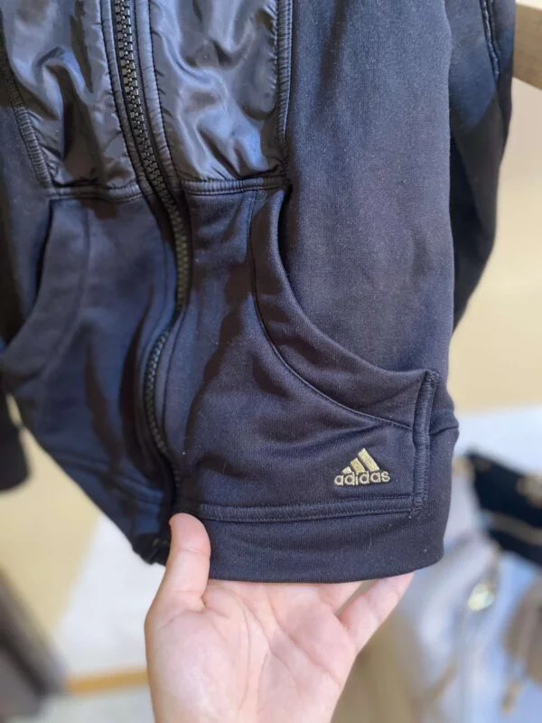 Bluză sport adidas S-M | Negru, Bumbac - Image 3