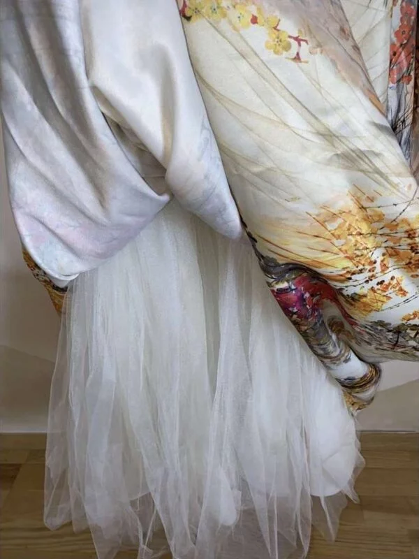 Rochie de seară CELO EU 40 | Bej, Maxi, Poliester - Image 5