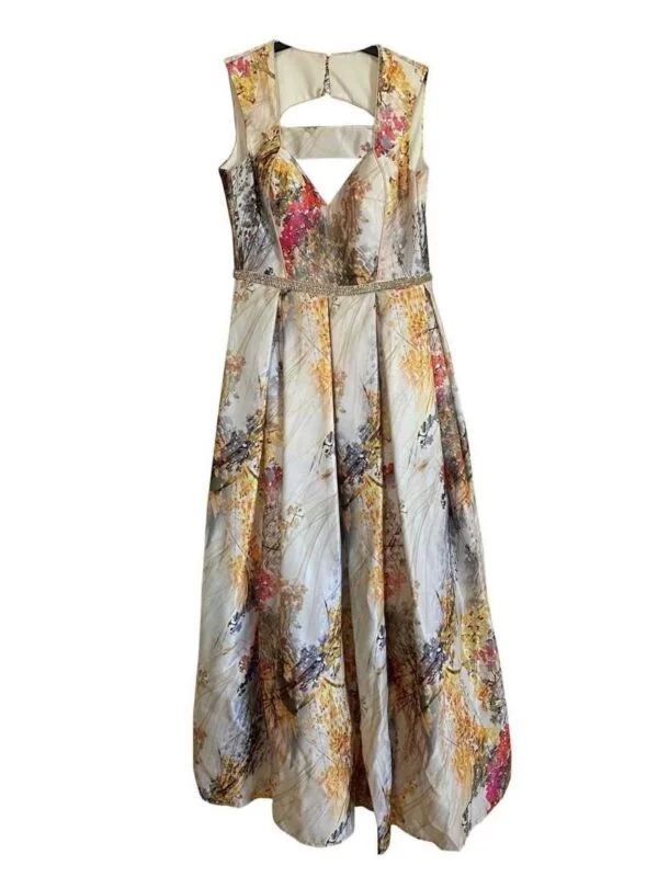 Rochie de seară CELO EU 40 | Bej, Maxi, Poliester