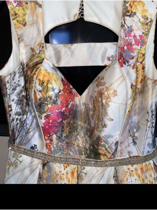 Rochie de seară CELO EU 40 | Bej, Maxi, Poliester - Image 6