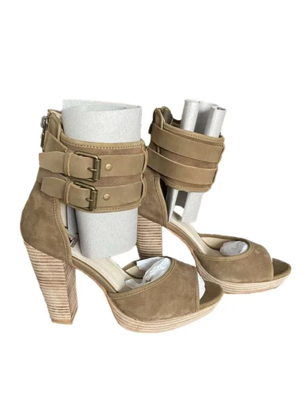 Sandale cu toc Belstaff EU 39 | Bej, Piele naturală