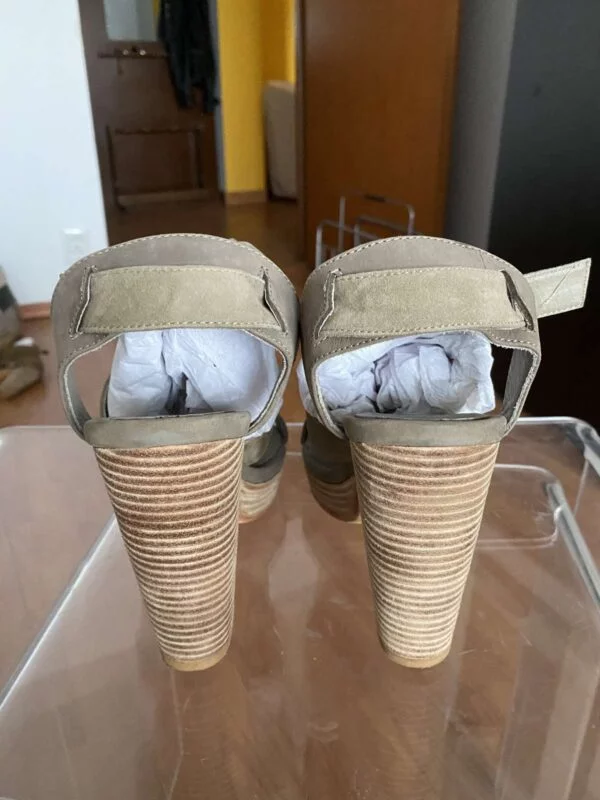 Sandale cu toc Belstaff EU 39 | Bej, Piele naturală - Image 2