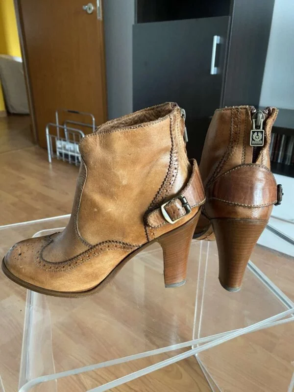 Ghete Belstaff EU 36 | Caramel, Piele naturală - Image 3